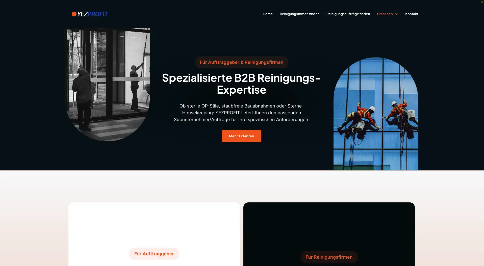 YezProfit Website Preview